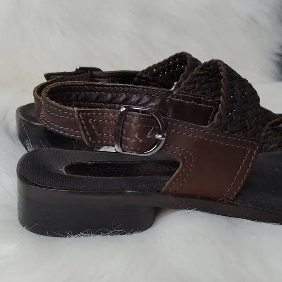 Enzo Angiolini Weaved Leather Strap Sandal - Picture 12 of 15